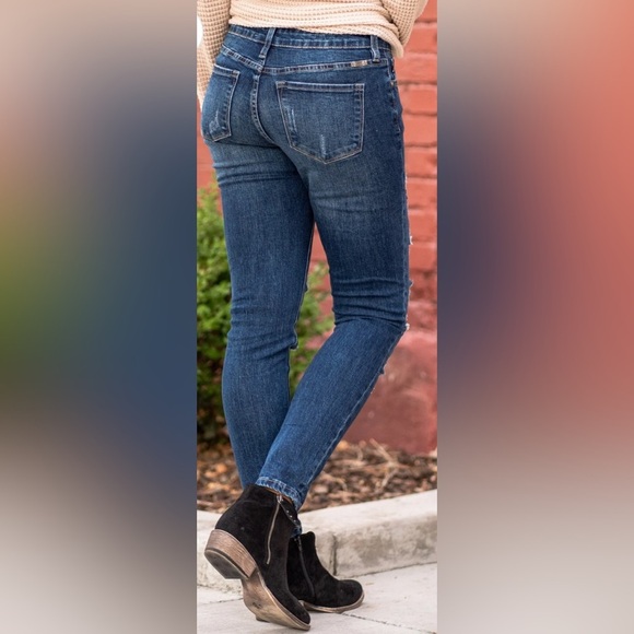 Kancan Berea Mid Rise Skinny - Size 13/30 - Picture 2 of 14